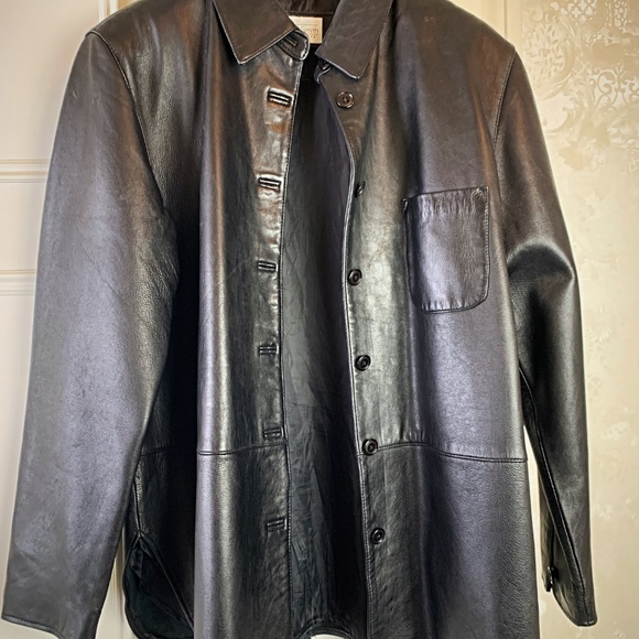 Will Smith Collection, Vintage black leather shirt/jacket - Picture 5 of 5